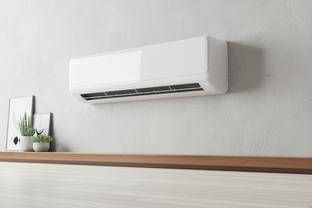 maak een afbeelding van een airco systeem